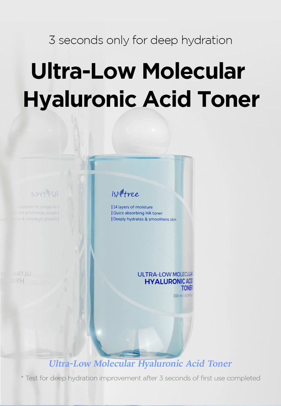 Isntree Ultra-Low Molecular Hyaluronic Acid Toner by AsiaBeautyMall