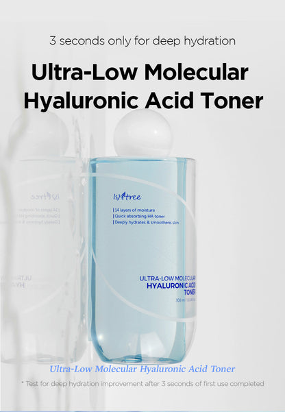 Isntree Ultra-Low Molecular Hyaluronic Acid Toner by AsiaBeautyMall