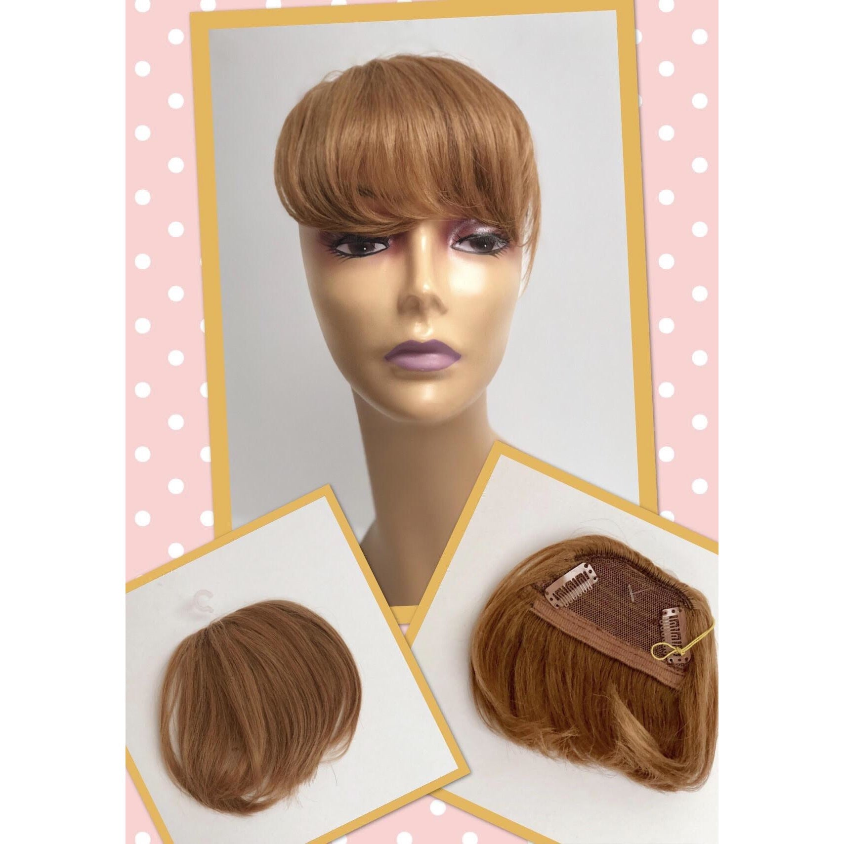 Unique 100% Human Hair Bang Piece