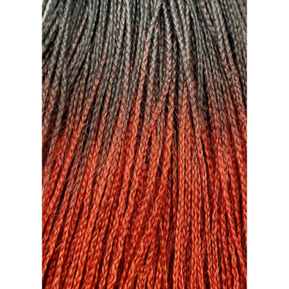 Unique Micro Braid 14" T1B Burgundy / 100% Human Hair