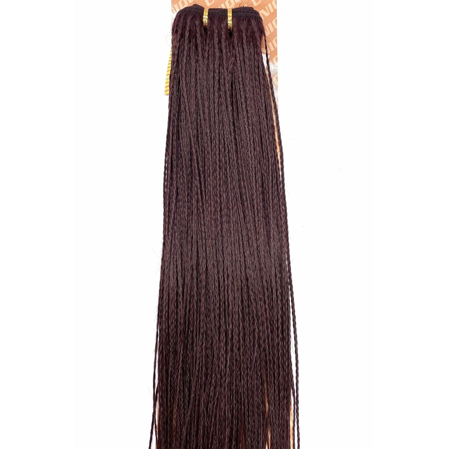Unique Micro Braid 14" T1B Burgundy / 100% Human Hair