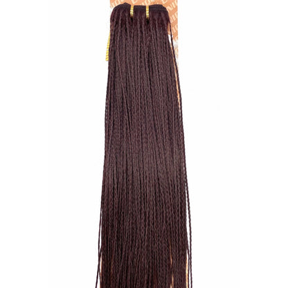 Unique Micro Braid 14" T1B Burgundy / 100% Human Hair