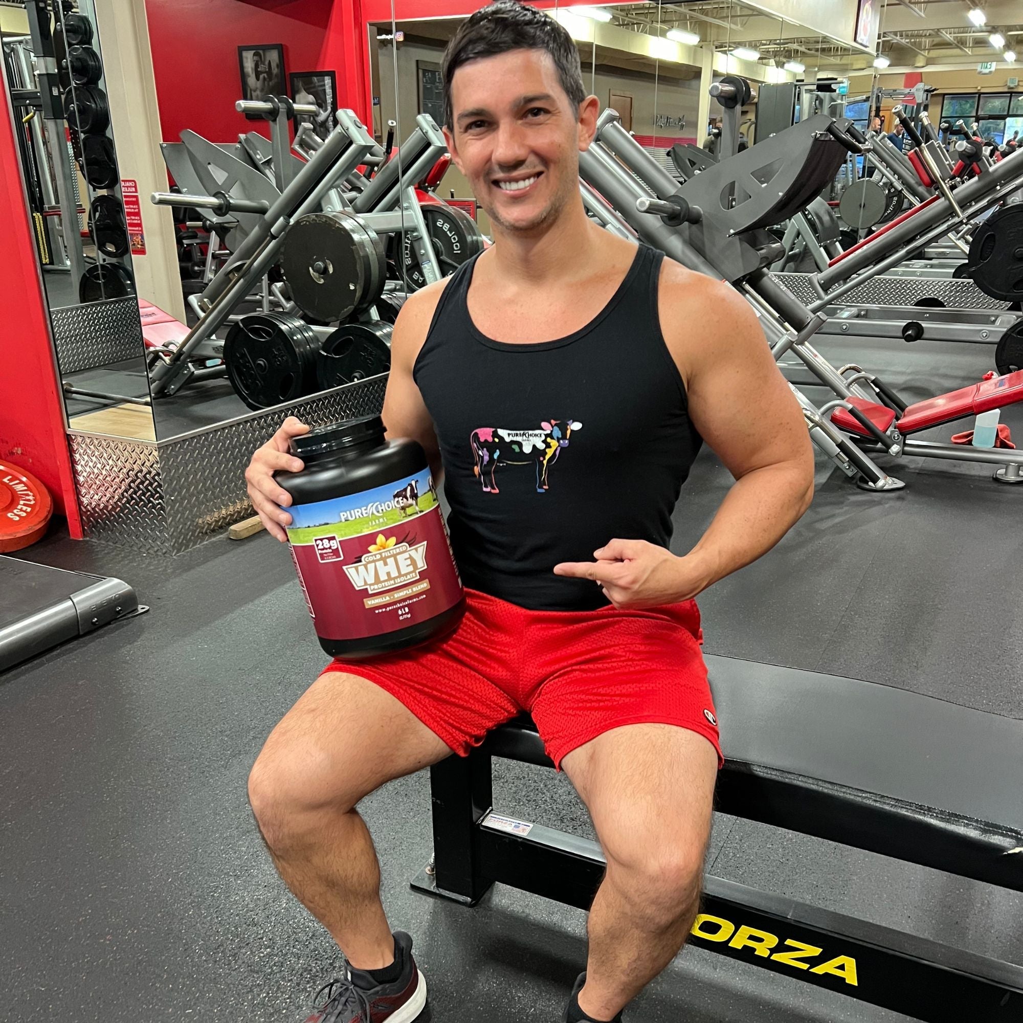 Whey Protein Isolate with Organic Vanilla by Pure Choice Farms