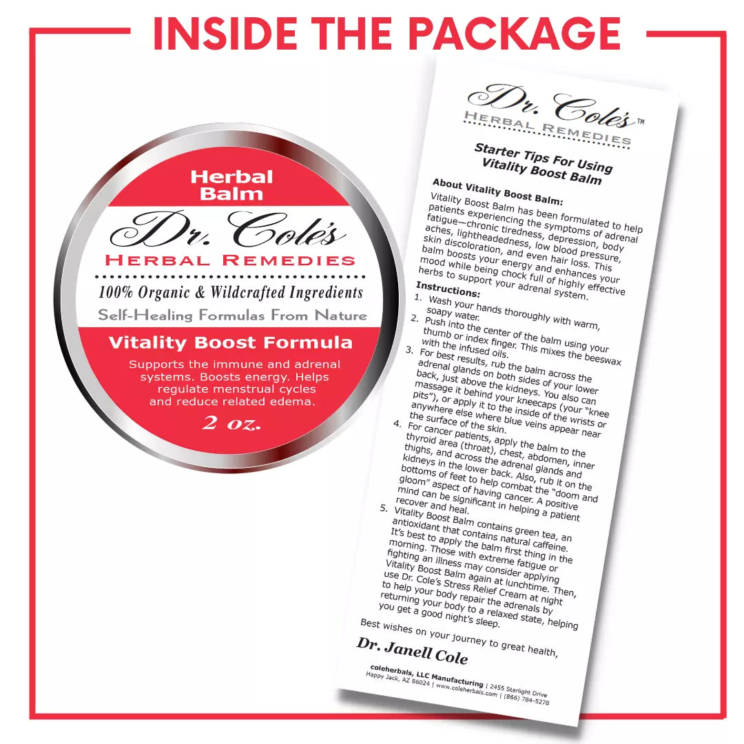 32 - Dr. Cole’s Vitality Herbal Balm by COLEHERBALS LLC