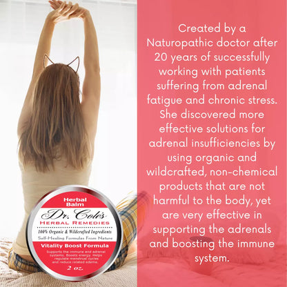 32 - Dr. Cole’s Vitality Herbal Balm by COLEHERBALS LLC
