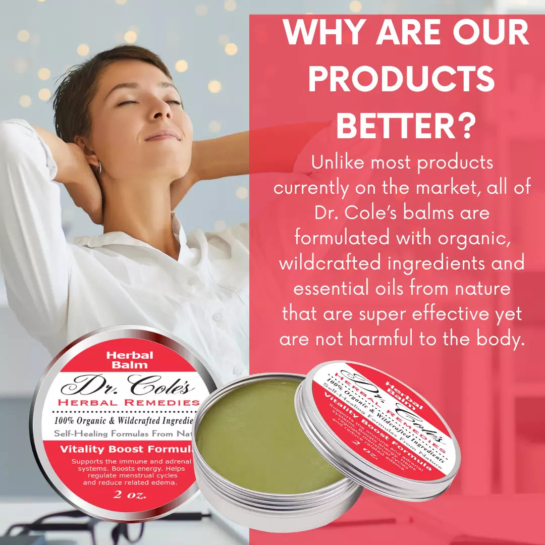 32 - Dr. Cole’s Vitality Herbal Balm by COLEHERBALS LLC