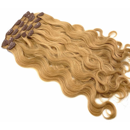 VIP Clip Extensions / Body Wave 18" - ClipeX System