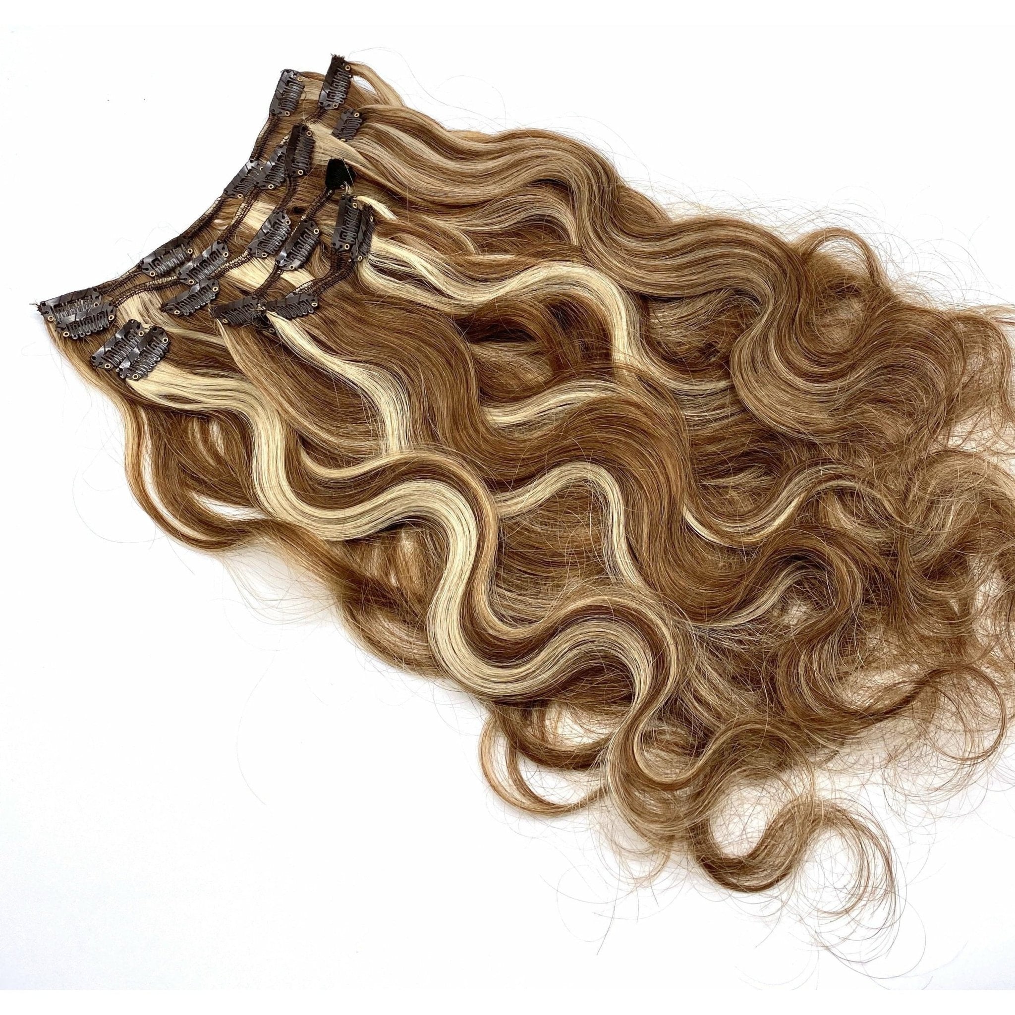 VIP Clip Extensions / Body Wave 18" - ClipeX System