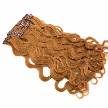 VIP Clip Extensions / Body Wave 18" - ClipeX System