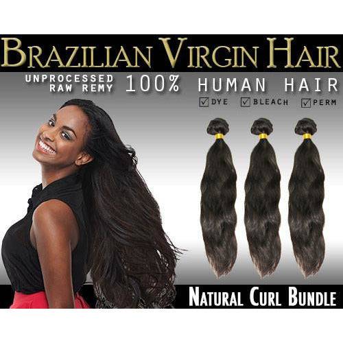 VIP Collection Brazilian Virgin Hair Natural Curl Bundles