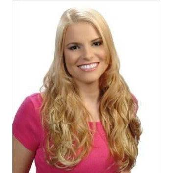 VIP Collection Synthetic Clip-In Extensions / Amber 17"