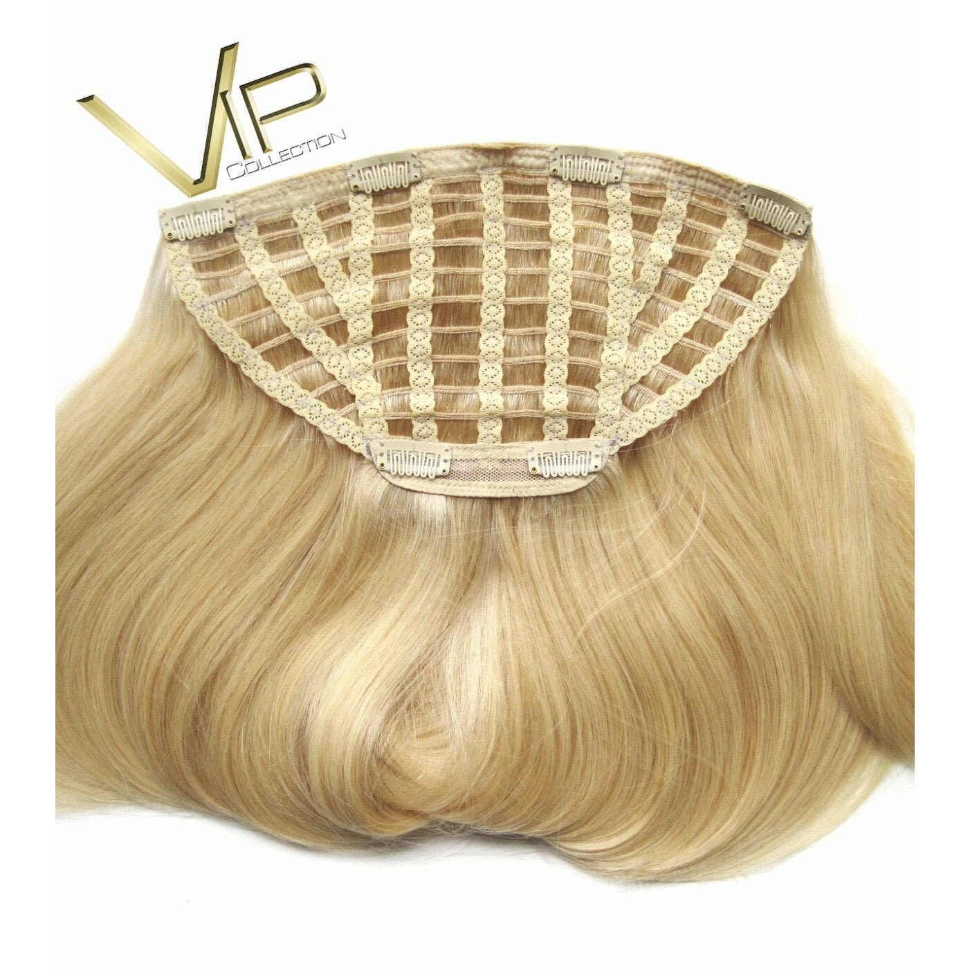 VIP Collection Synthetic Clip-In Extensions / Amber 17"