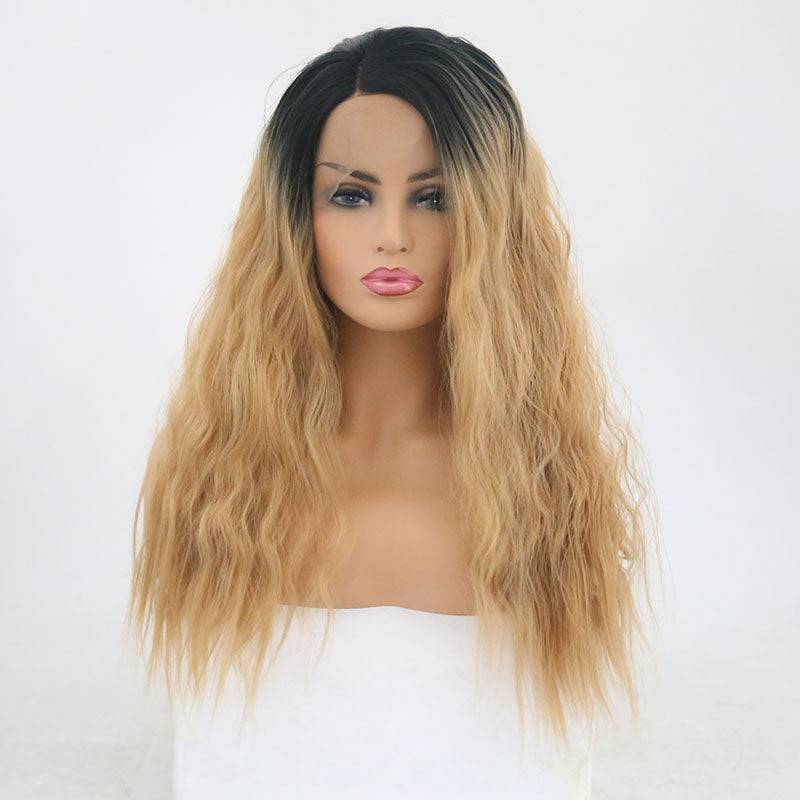 VIP Synthetic Lace Front Wig, 24", Color T1B/613 (85)