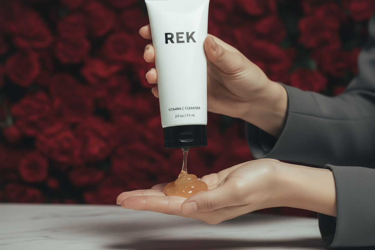 Vitamin C Cleanser – Brightening &amp; Hydrating Face Wash | REK Cosmetics by REK Cosmetics