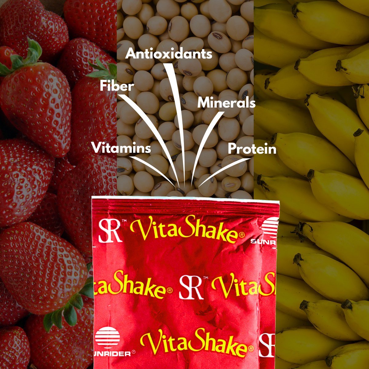 NOW AVAILABLE VitaShake Whole Food High-Fiber Meal Replacement by Sunrider by Herb&