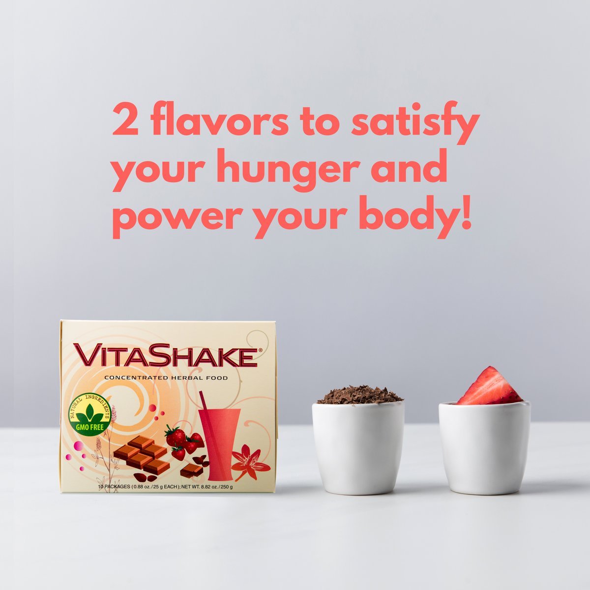 NOW AVAILABLE VitaShake Whole Food High-Fiber Meal Replacement by Sunrider by Herb&