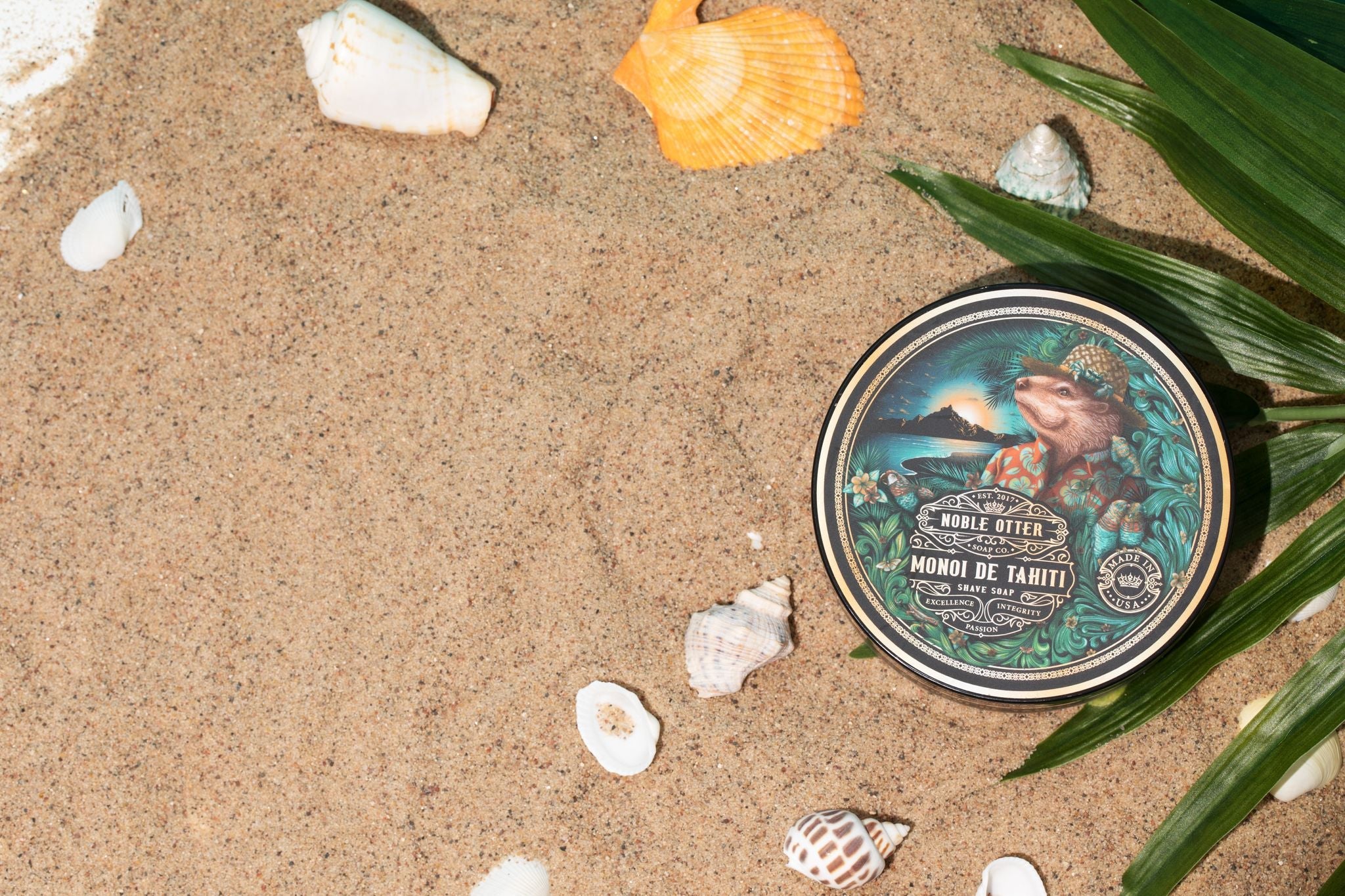 Monoi de Tahiti Shave Soap by Noble Otter