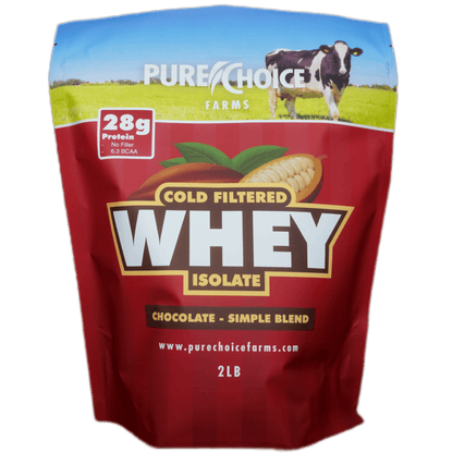 Whey Protein Isolate Chocolate by Pure Choice Farms