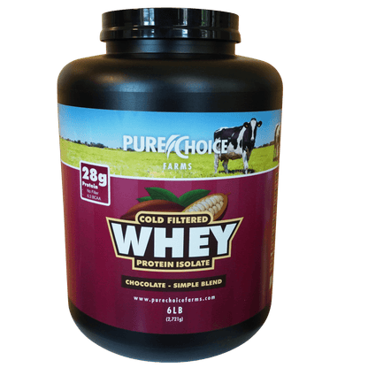 Whey Protein Isolate Chocolate by Pure Choice Farms