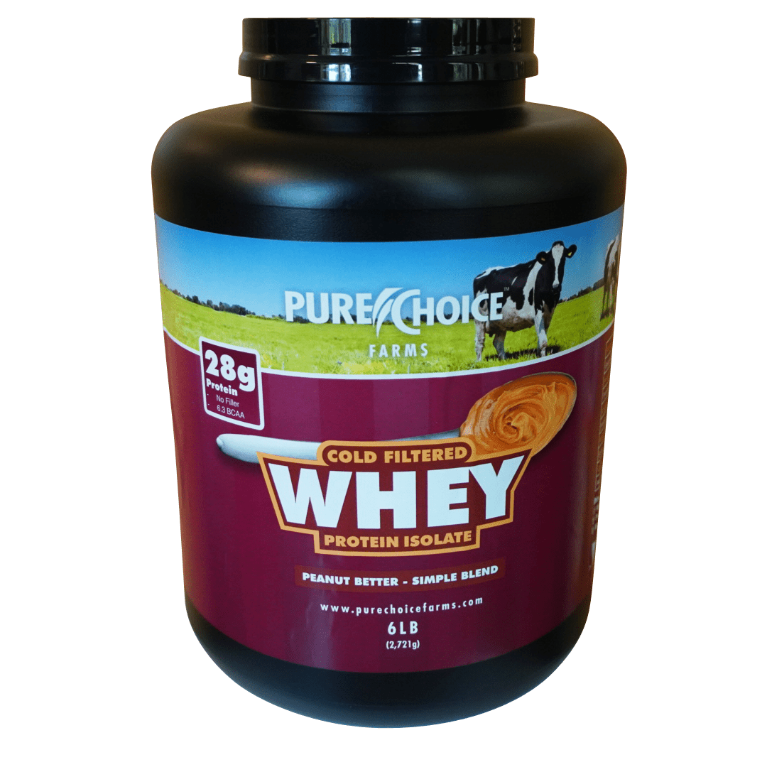Whey Protein Isolate Peanut Better by Pure Choice Farms