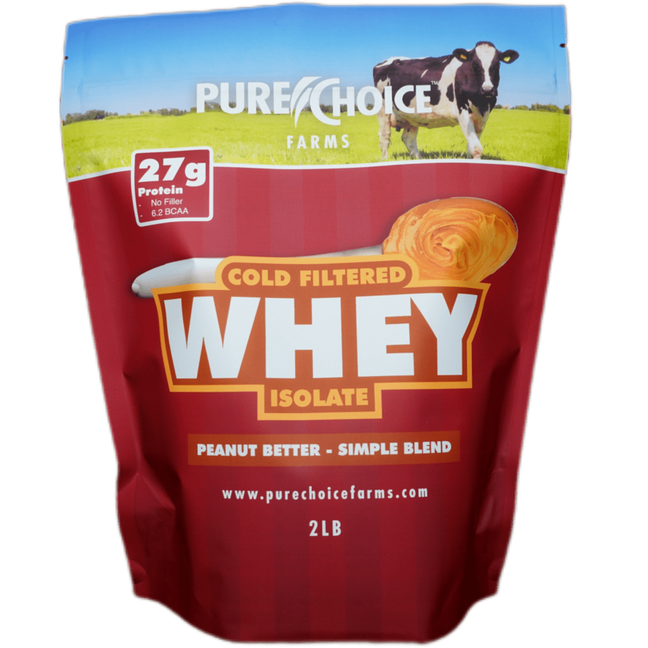 Whey Protein Isolate Peanut Better by Pure Choice Farms