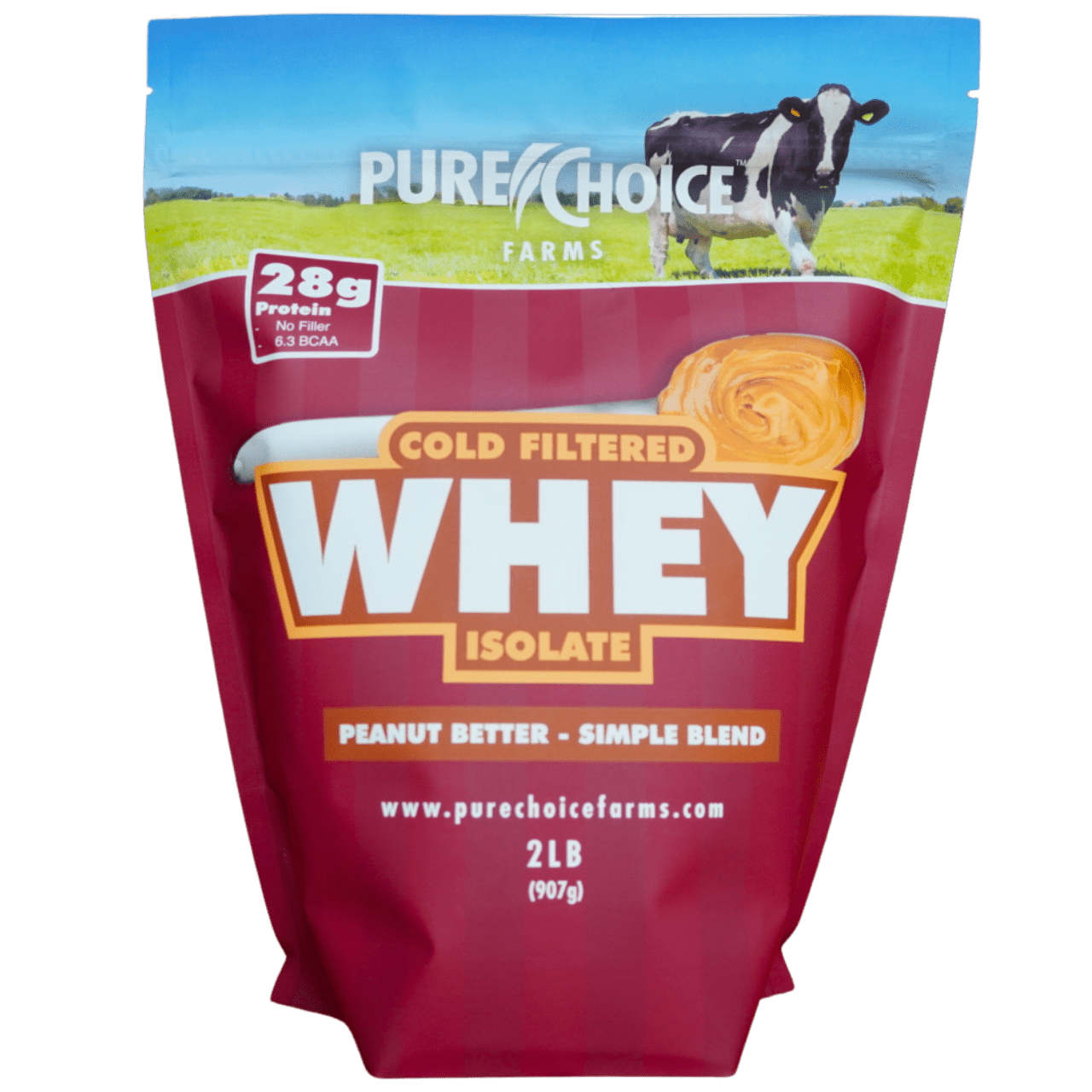 Whey Protein Isolate Peanut Better by Pure Choice Farms