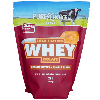 Whey Protein Isolate Peanut Better by Pure Choice Farms