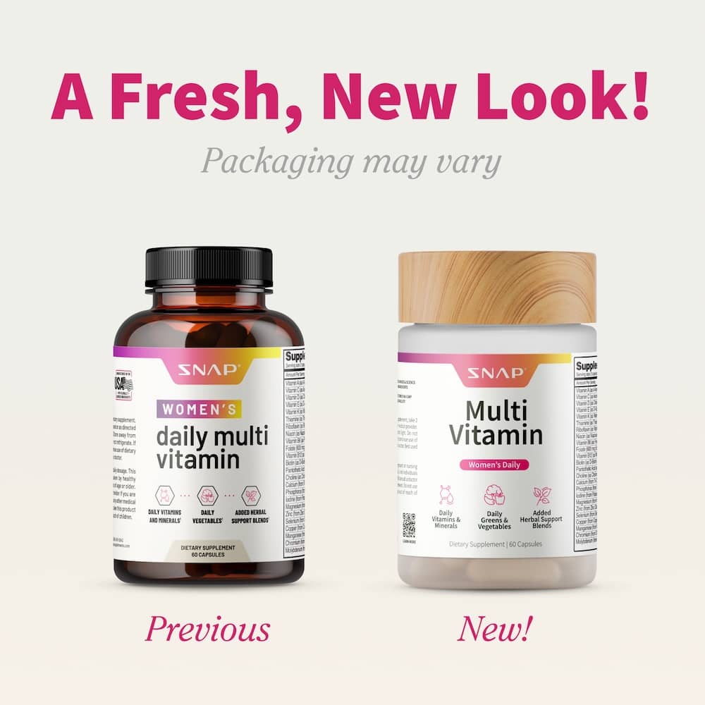 Daily Multivitamin for Women by Snap Supplements