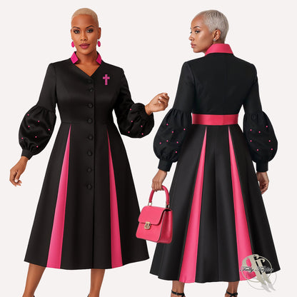 Women’s Modern Cassock Robe -4730 by Tally Taylor