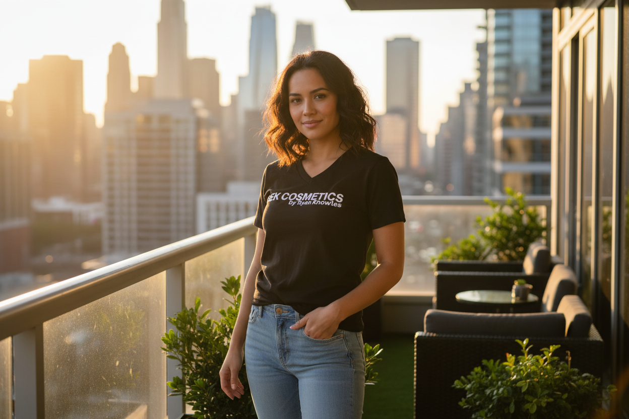 REK Cosmetics by Ryan Knowles V-neck Women&