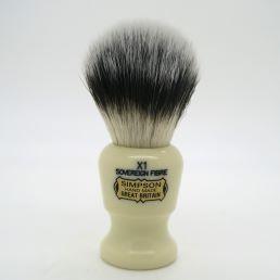 Simpson Commodore X1 Sovereign Grade Synthetic Fibre Shaving Brush by Pasteur Pharmacy