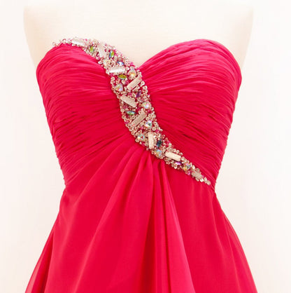 CLEARANCE - Cinderella Divine HK5744 Short Orange Chiffon Dress (Size 8) by DiscountDressShop