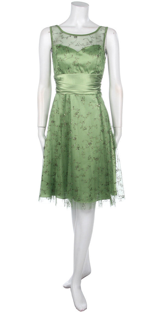 CLEARANCE - Juliet 2157 Knee Length A-Line Semi-Formal Dress by DiscountDressShop