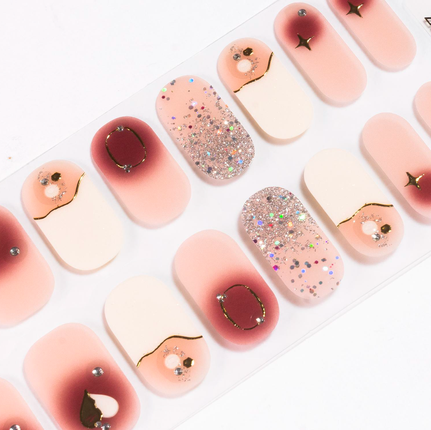 Peaches and Cream Gel Nails by Candied Nails