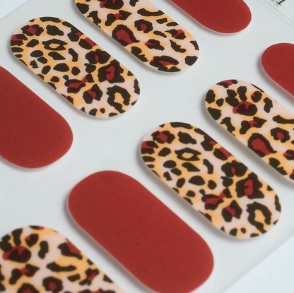 Red Cat Gel Nails by Candied Nails