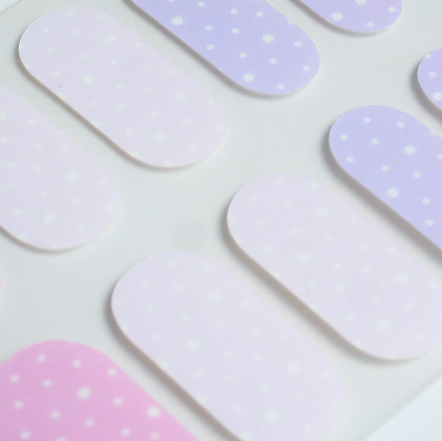 Pinks and Blues Gel Nails by Candied Nails